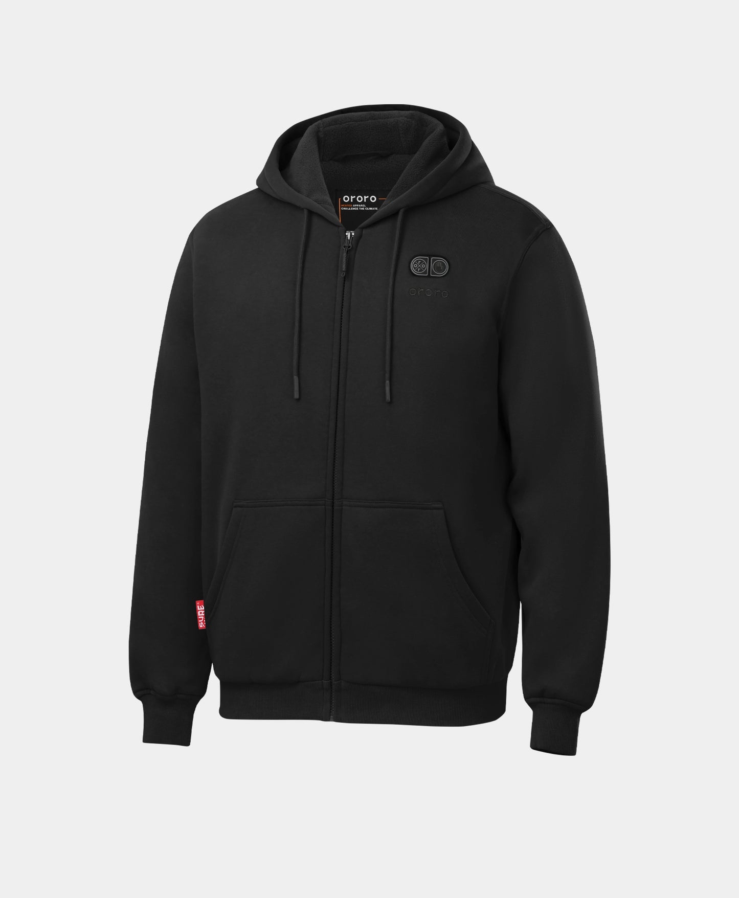 Sweat à capuche chauffant en polaire unisexe SureWarm® – 6 zones