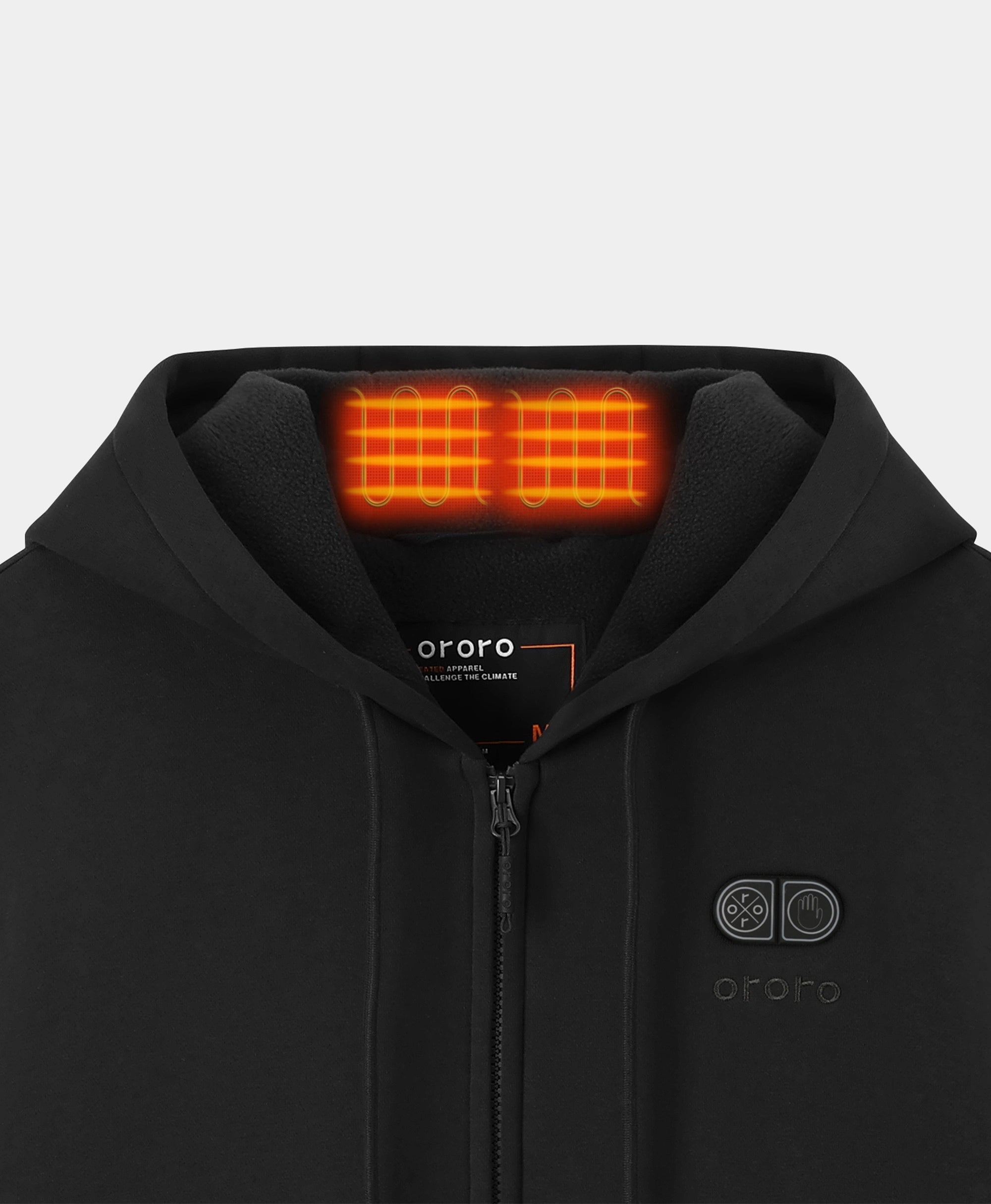 Sweat à capuche chauffant en polaire unisexe SureWarm® – 6 zones, Thumbnail 5
