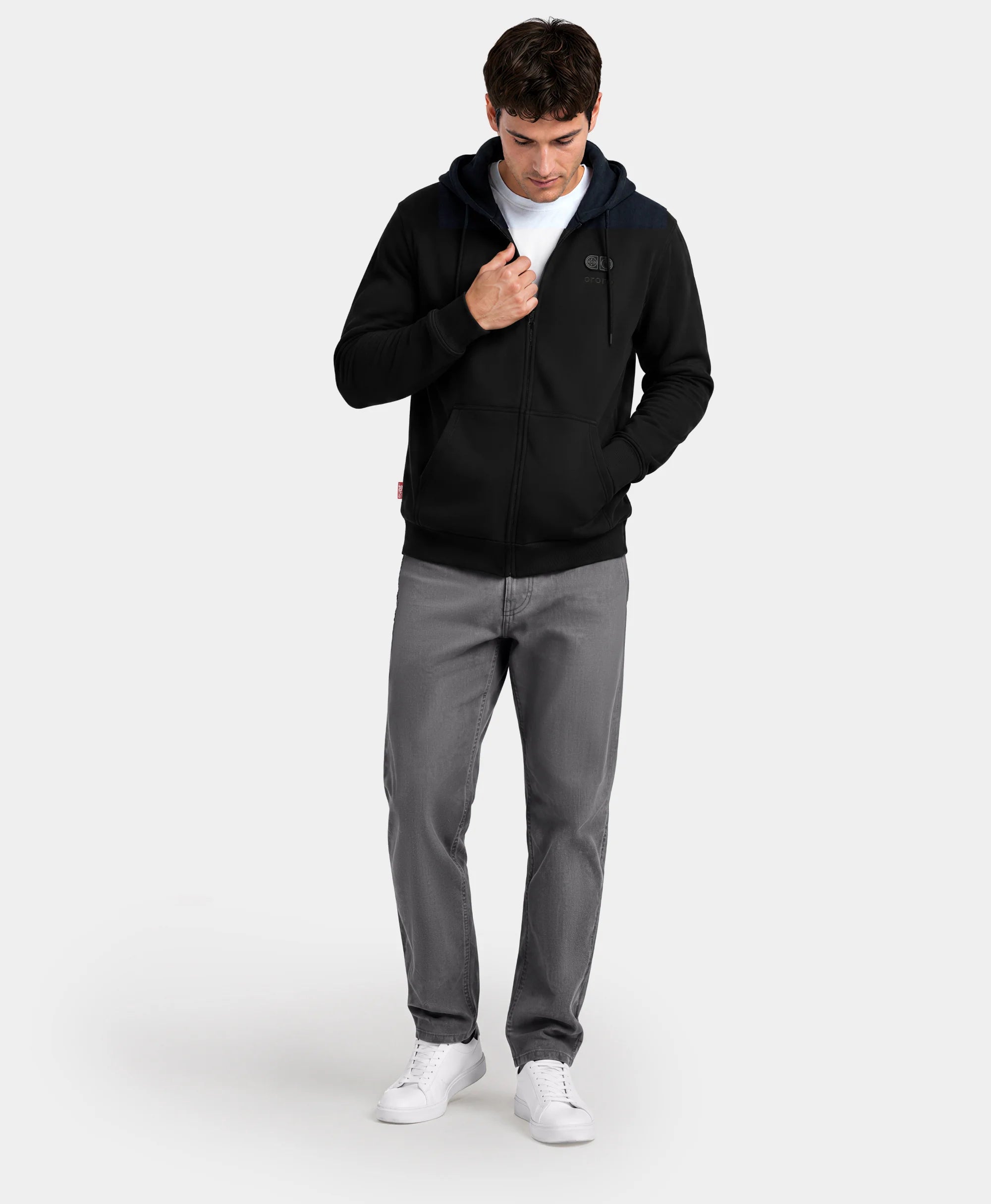 Sweat à capuche chauffant en polaire unisexe SureWarm® – 6 zones, Thumbnail 3