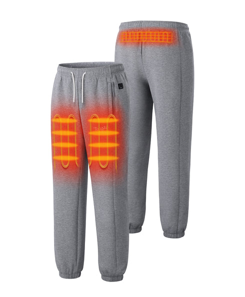 Toasty Unisex 3-Zone Heated Fleece Sweatpants ,view 2