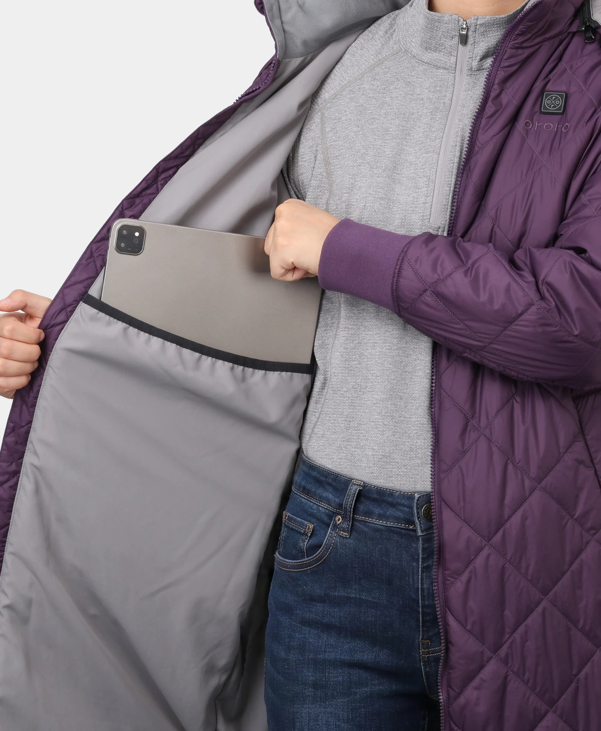 Parka chauffante Uptown pour femme avec capuche amovible, Thumbnail 5