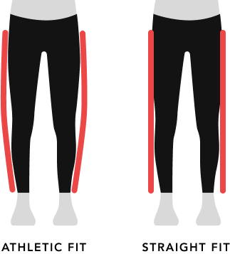 ATHLETISCHE PASSFORM | GERADE PASSFORM