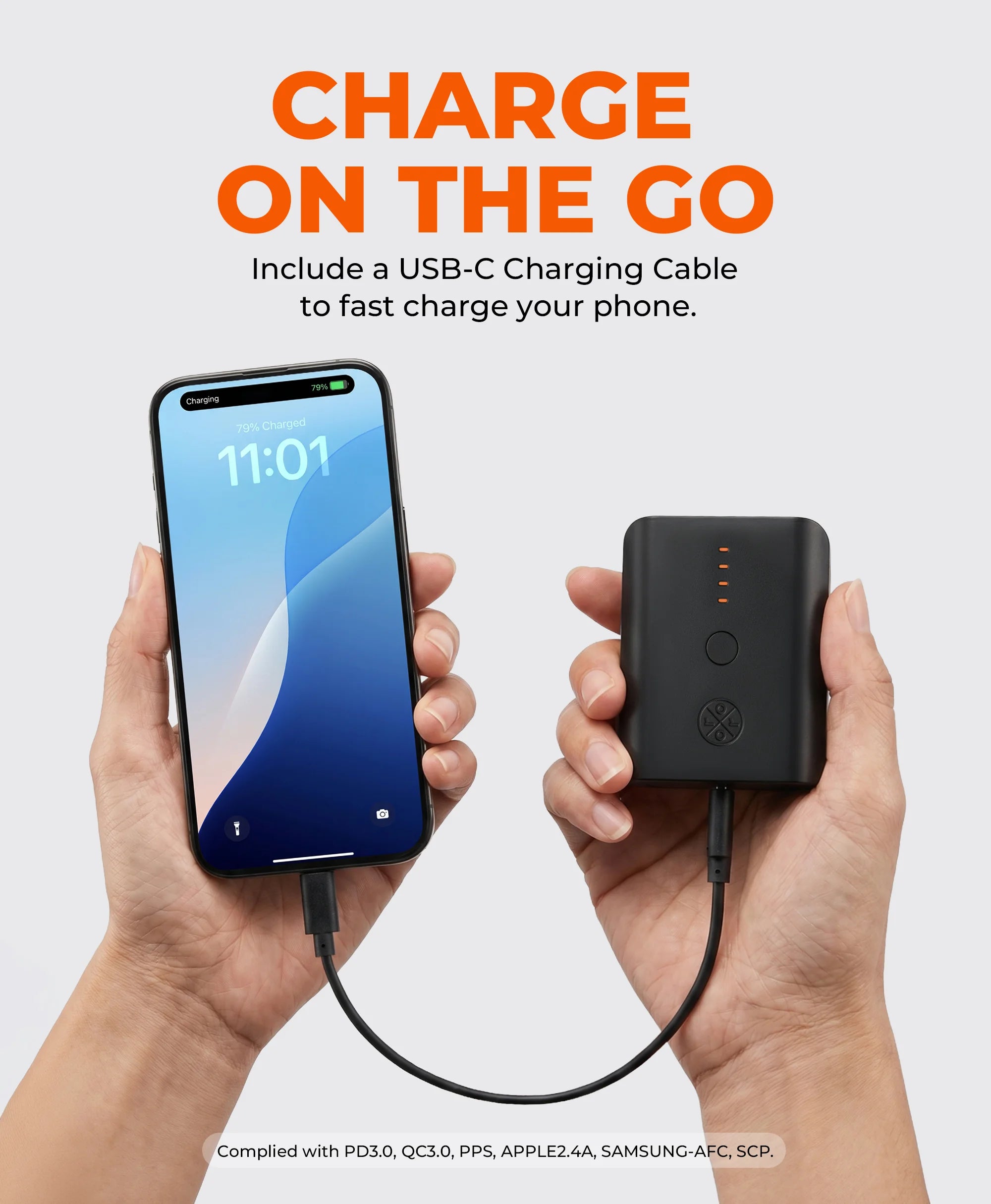 PD 5K Rechargeable Battery (USB-C, 24W Power Delivery), Thumbnail 5