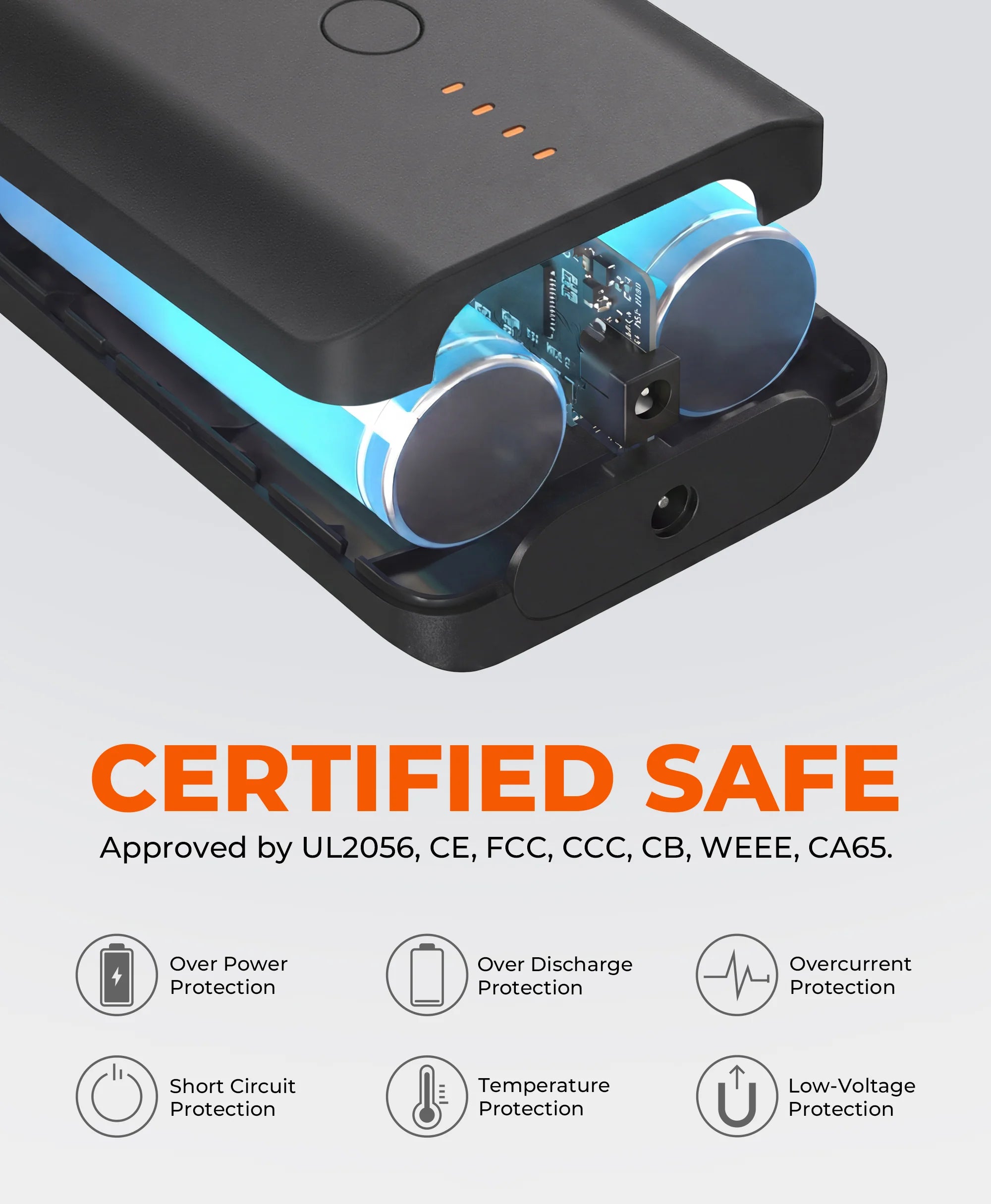 PD 5K Rechargeable Battery (USB-C, 24W Power Delivery), Thumbnail 6