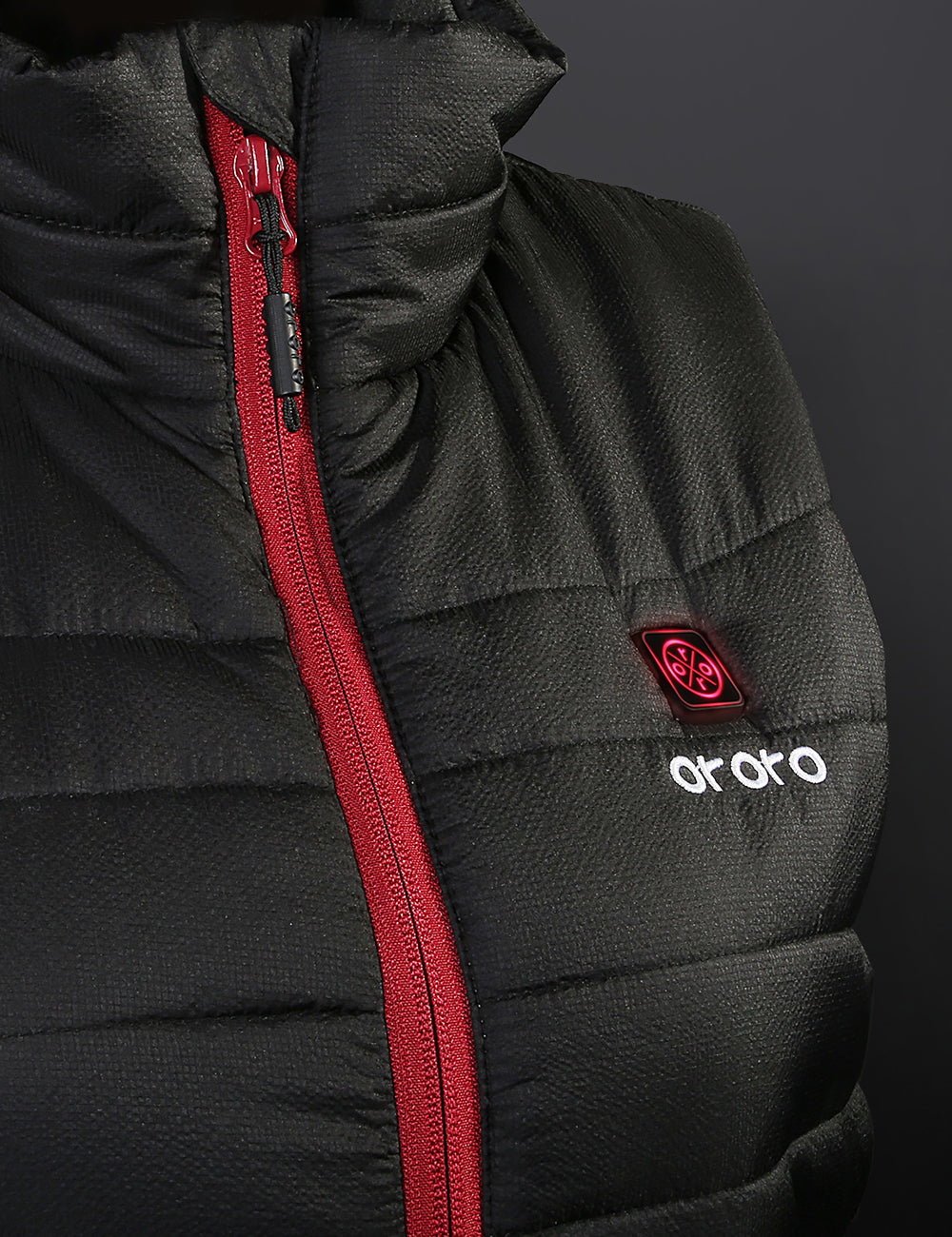 Gilet chauffant rembourré pour femme (article neuf) - Noir, Thumbnail 6